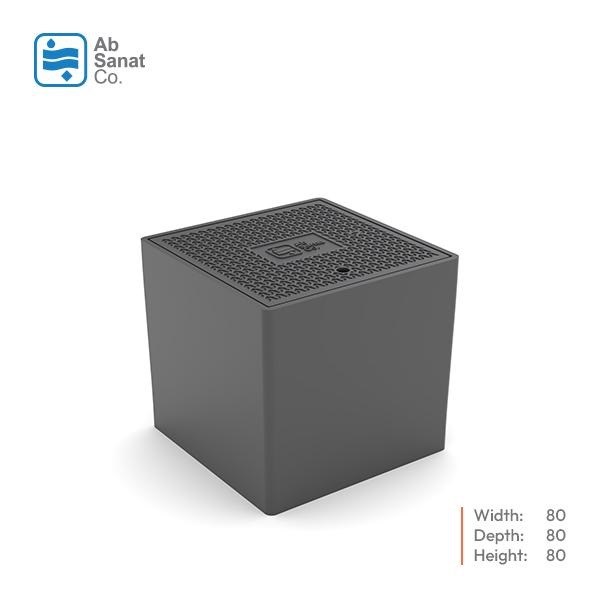 هندهول مربع یکپارچه 80*80*80h